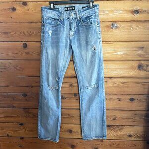 CJ Black Low Rise Slim Straight Jeans 29/32